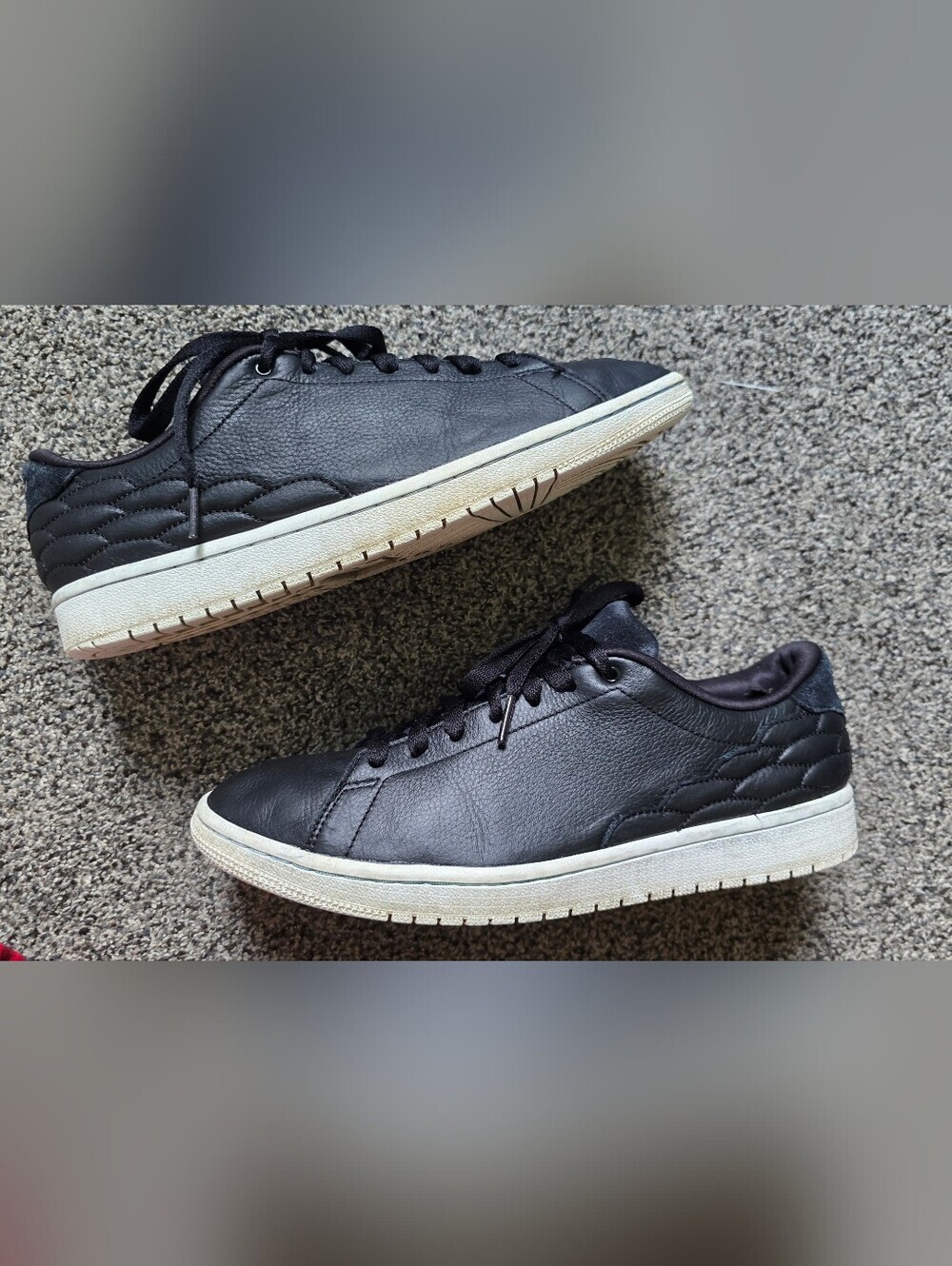 Air Jordan 1 Centre Court "Cyber Monday" Low Top Leather Sneakers Mens Sz 9.5